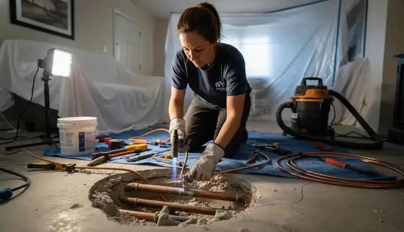 Expert Plumbing Pro - slab-leak-repair